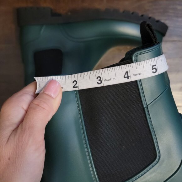 NEW Bernardo Addison Ankle Rain Boots Womens 11 Green Chic City Outdoors - Picture 10 of 10